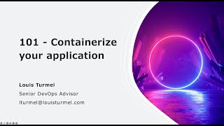 101 - Containerize Your Application