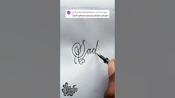 How to make stylish signature | Sachi | Calligraphy signature