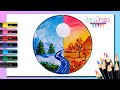 Cómo dibujar un PAISAJE de OTOÑO E INVIERNO con acuarela - Paso a paso