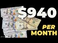 How to Make $940 Passive Income Per Month (3 simple steps)