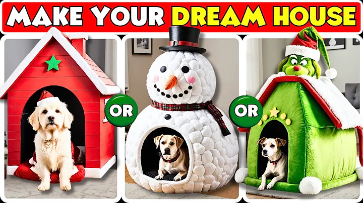 Would You Rather...? Make Your Dream HOUSE🏡🏠 ||Christmas edition 🎅🎄 || Quiz Skill