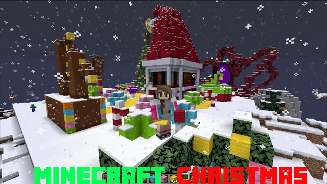 Minecraft | Christmas Town Build - YouTube