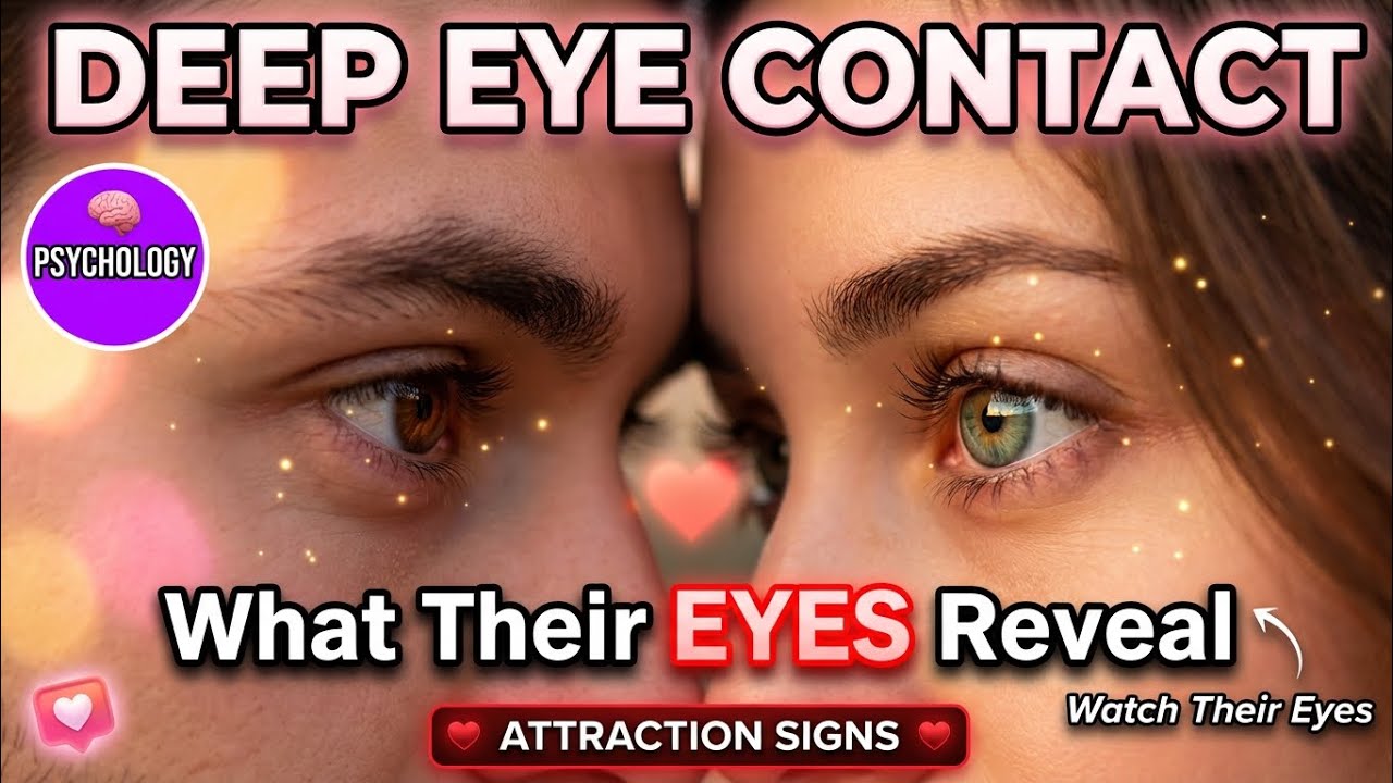 If They Look Deep Into Your Eyes, Psychology Says This About Their Attraction (Psychology Facts)