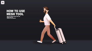 How To Use Gradient Mesh Tool in Illustrator | Part 1