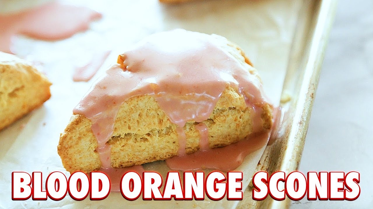 Blood Orange Scones