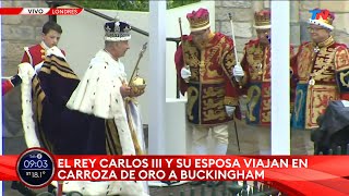 CORONACIÓN DE CARLOS III: Carlos y Camila, ya son los reyes de Inglaterra