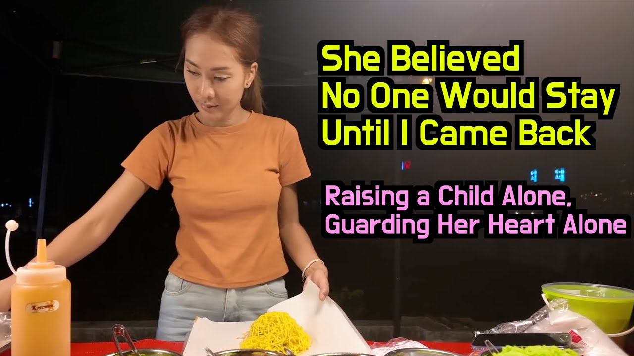 The harsh reality of a Thai single mom😢 Thai men are not interested in women raising children alone