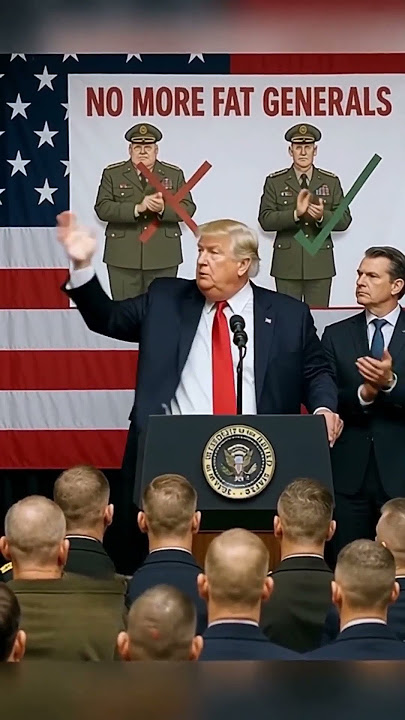 Trump & Hegseth vs ‘Fat’ Generals 🚫🍔🍟👨‍✈️ Military Debate Goes Viral.