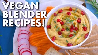 Easy Vegan BLENDER Recipes | NutriBullet Soup, Vegan Smoothie Bowl & More!