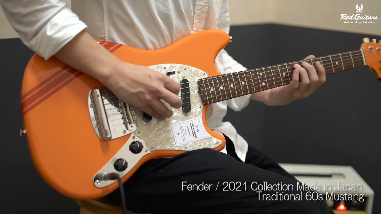 Fender 2021 Collection Made in Japan Traditional 60s Mustang | Red 