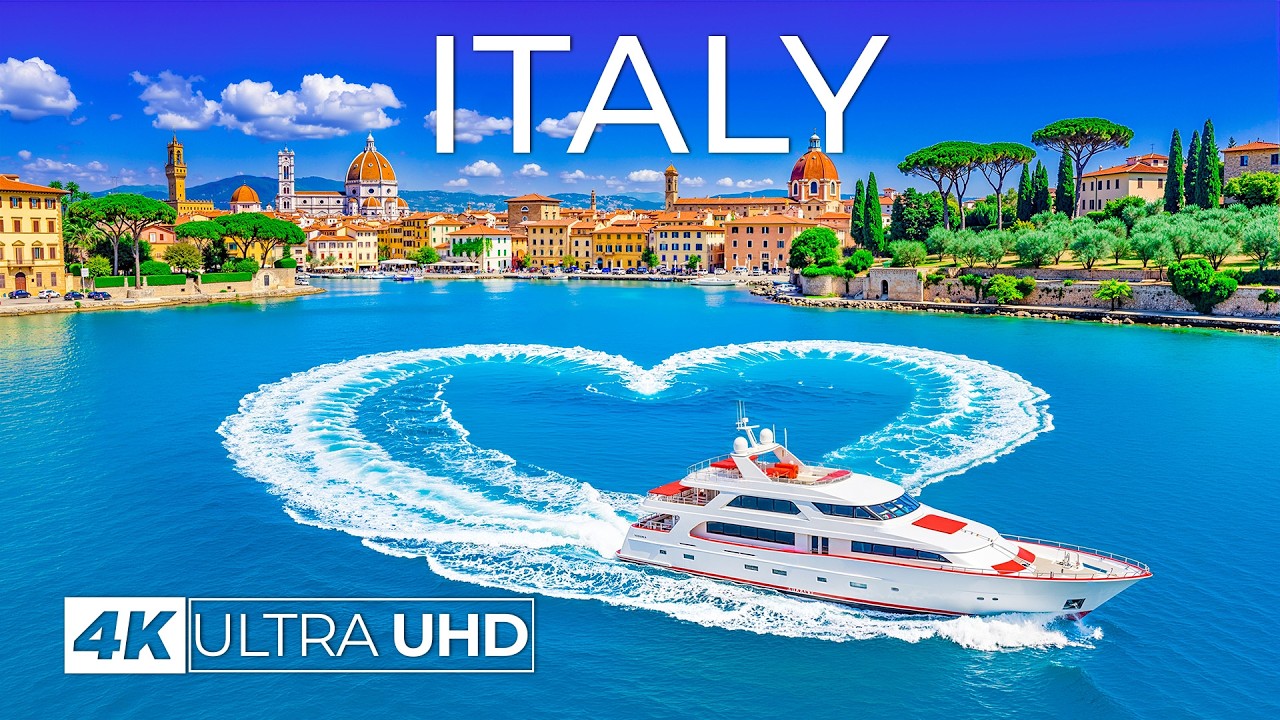 [4K] Italy 🇮🇹 Iconic Landmarks, Stunning Coastlines & Rich History Aerial Views