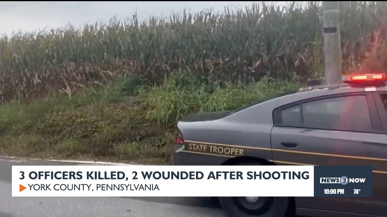 3 officers killed, 2 wounded after shooting - YouTube