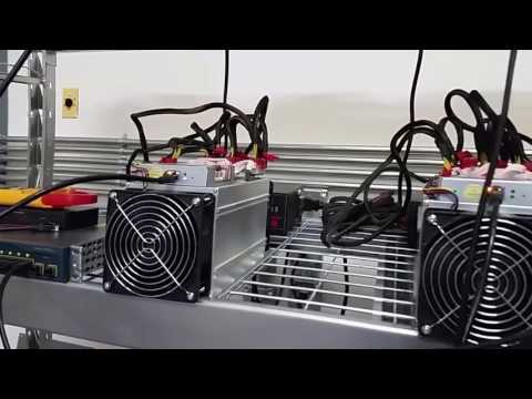 Antminer S7 Bitcoin Mining Farm 2017