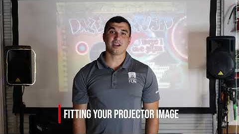 How to Adjust the Projector Image to Fit Your Movie Screen Perfectly!