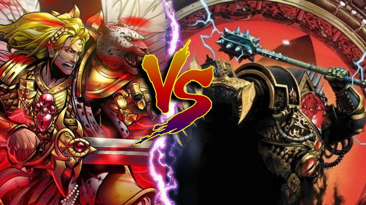 Warhammer 40k: Sanguinius Vs Horus Lupercal! - YouTube