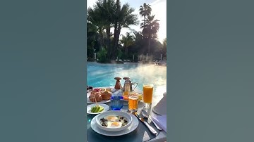 Thumbnail of The Iconic Swimming Pool La Mamounia #shorts #checkdescription👉