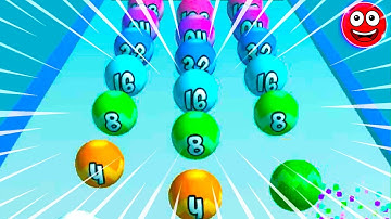 Merge 2048 Colors Ball Run - All Levels Gameplay Walkthrough Android, iOS NEW UPDATE