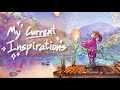 Trying to improve at watercolor & inks + My current inspirations! | Art n’ Chat #WithMe