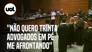 Caso Henry: Juíza ordena que advogados de Jairinho fiquem sentados: 'Estou me sentindo afrontada'