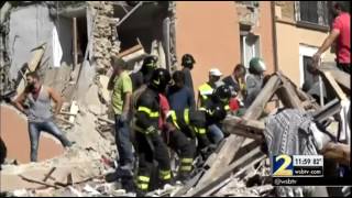 Emergency workers search for survivors of deadly Italian earthquake