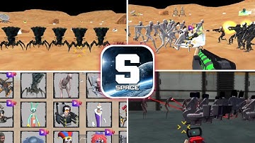 Sandbox In Space New Update Nextbots Fight On Halldivers2 vs Stallker