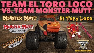 Monster Jam: Steel Titans | Team El Toro Loco vs. Team Monster Mutt | Freestyle  [Gameplay]