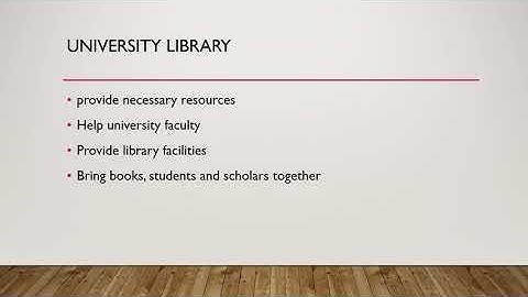 The Four Different types of Libraries