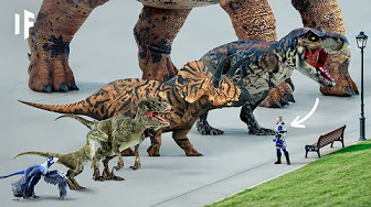 What If Humans Were Dinosaur Size?