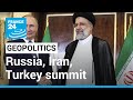 Putin in Tehran for Syria summit with leaders of Iran and Turkey • FRANCE 24 English