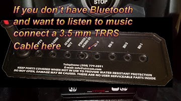 TheCOM S4S audio-in port
