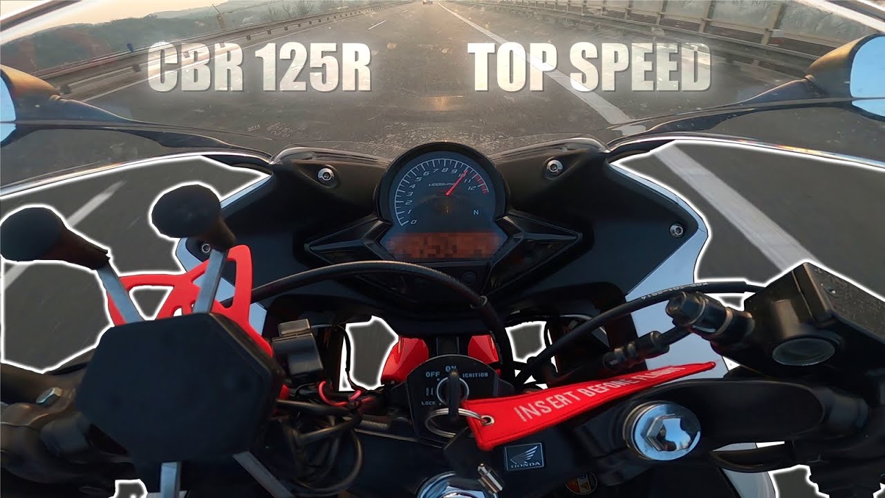 Honda CBR 125R 2015 | REAL ACCELERATION & TOP SPEED - YouTube