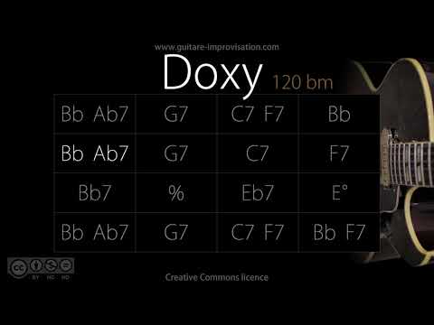 Doxy (Jazz/Swing feel) : Backing Track