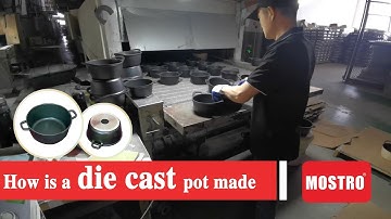 How die casting cookware is made #casting