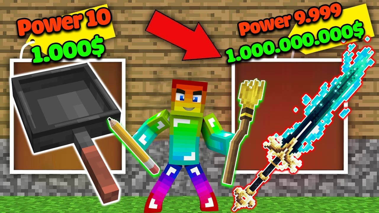MINI GAME : CUỘC THI NÂNG CẤP VŨ KHÍ VIP NHẤT ** NOOB VƯỢT ẢI CÓ THANH KIẾM SỨC MẠNH TỶ $