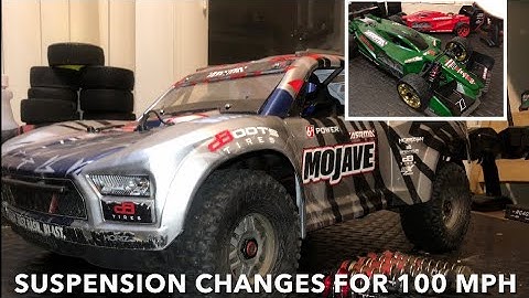 Arrma Mojave 8s 100mph Suspension set up What I Did Will it work ?