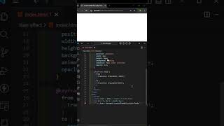 Beautiful Rain Effect Using HTML & CSS & JS | #coding #website #dev #developer #code #shorts