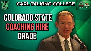 Colorado State Coaching Hire Report Card