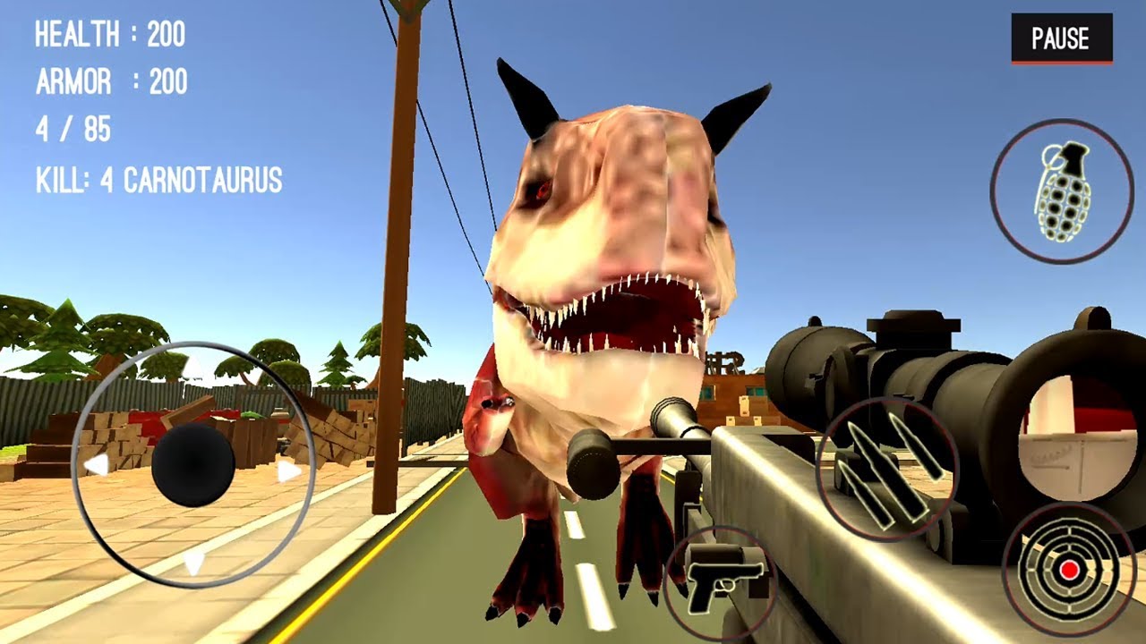 Dinosaur Hunter Dino City 2017 Android Gameplay