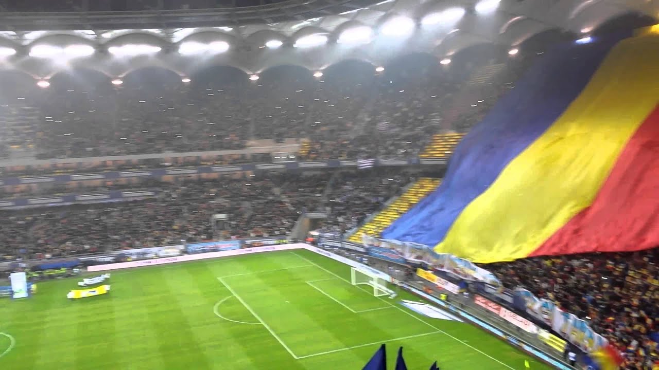Imnul Romaniei National Arena Romania-Grecia