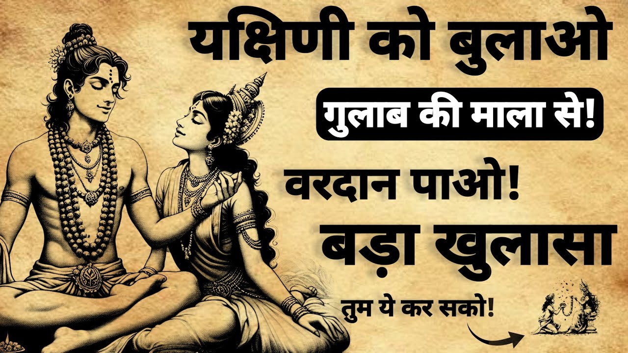 यक्षिणी को बुलाओ | गुलाब की माला से | वरदान पाओ | यक्षिणी साधना विधि |