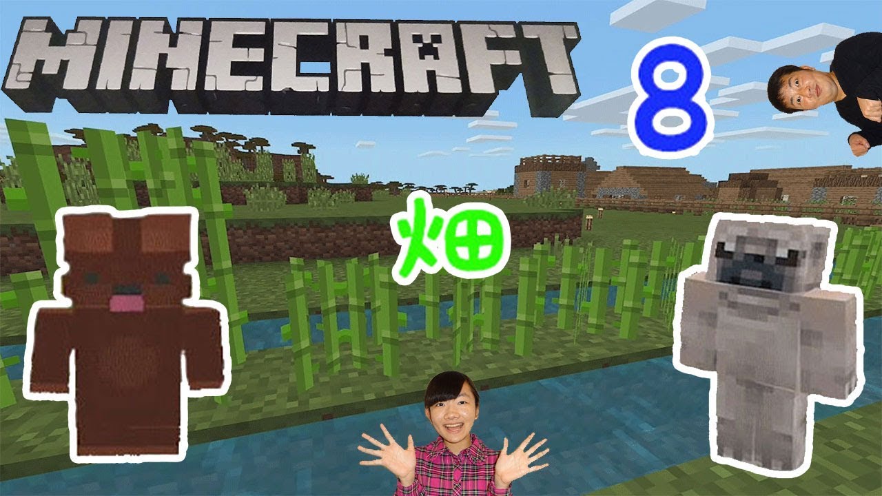 サバイバル ひめクラ 8 畑 Pe版minecraft Youtube