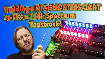Sinclair Spectrum 128k Toastrack Fix Part 2: Building a Diagnostics Cart! @ByteDelight