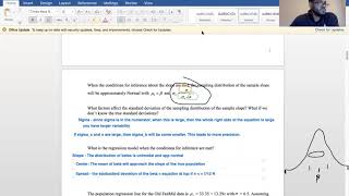 AP Statistics - Unit 12 Video Notes - Inference for Slopes