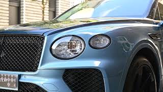 Jack Barclay Bentley presents our Bentayga finished in Windsor Blue over Light Windsor with Linen