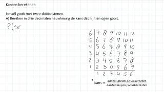 Kansen berekenen (3 HAVO & 3 VWO)