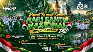 Pawai Hari Santri MWC NU Bawang Tahun 2026