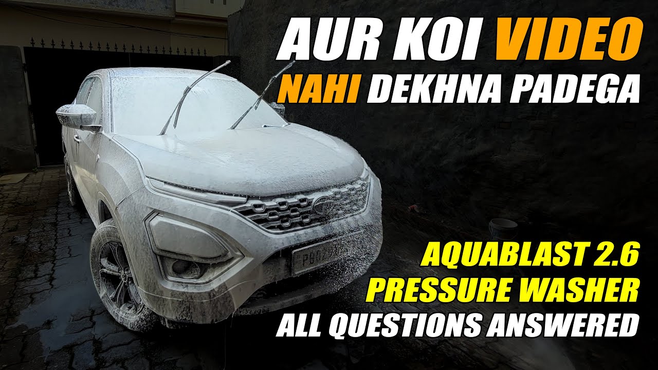 STARQ AQUABLAST 2.6 COMPLETE REVIEW | Harrier DARK Washing | Spare Wheel