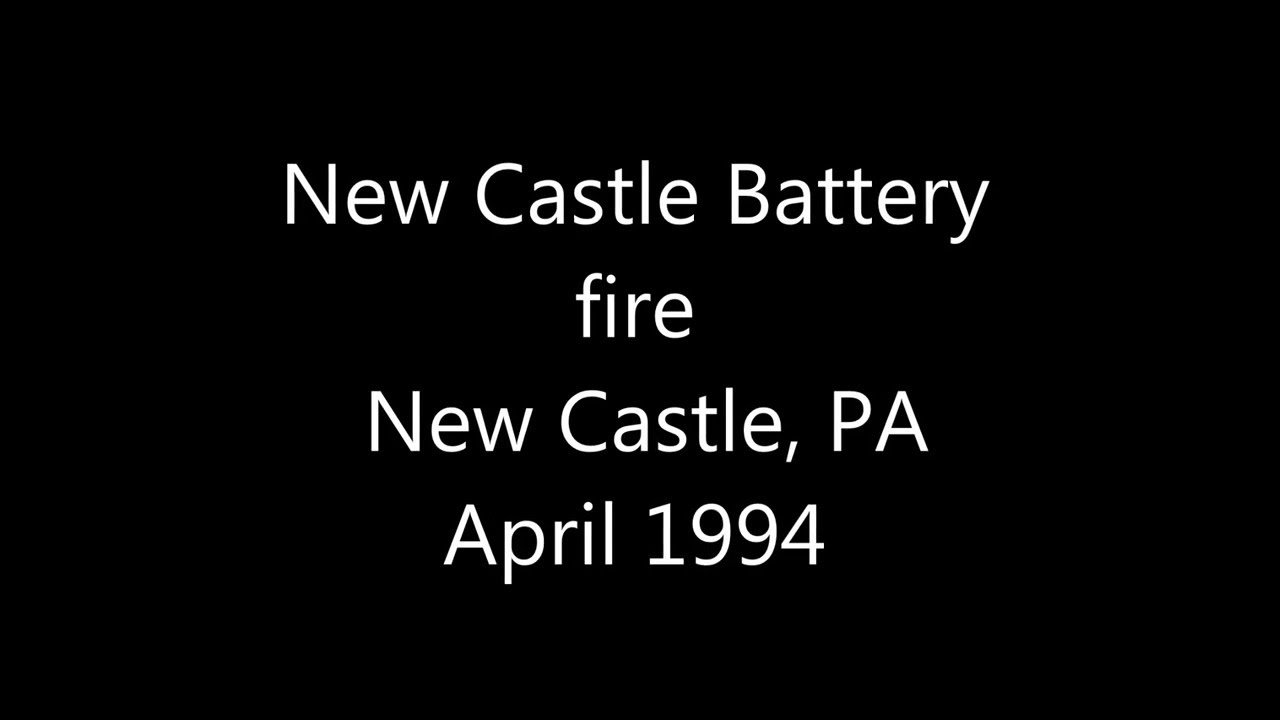 AUDIO ONLY New Castle Battery warehouse structure fire 4/1994 YouTube