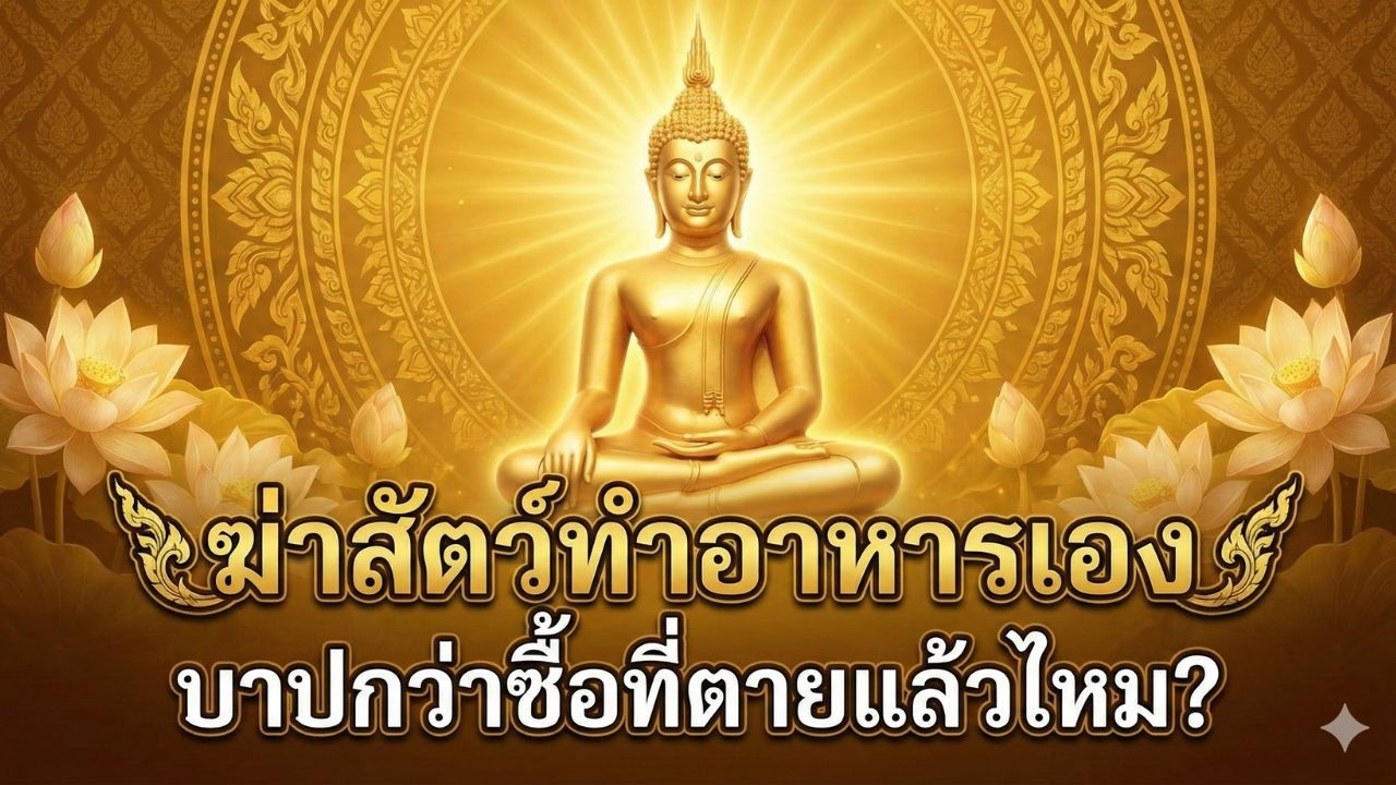 ฆ่าสัตว์ทำอาหารเอง บาปกว่าซื้อที่ตลาดไหม? ไขข้อข้องใจที่คนเข้าครัวต้องรู้! ไม่มีโฆษณาคั่น