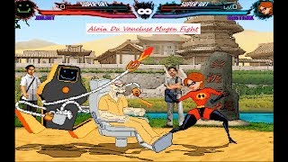 Mugen Jailbot Superjail Vs Elastigirl Pixar Request